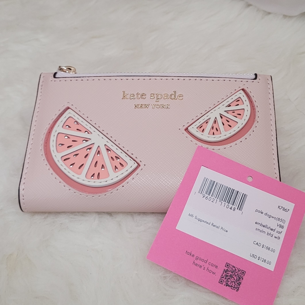Kate Spade Tini Grapefruit Wallet
